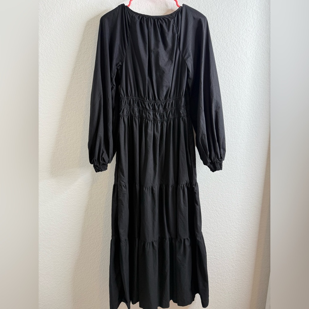 Anthropologie The Somerset Maxi Dress:
Puff-Sleeve Edition Black Sz Small - Picture 13 of 16